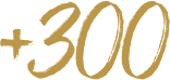 mais de 300